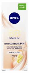 Nivea BB Cream 5in1 24H Hydration SPF15 50 ml