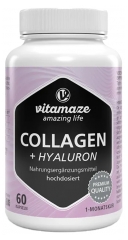 Vitamaze Colágeno + Ácido Hialurónico 60 Cápsulas