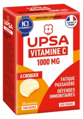 UPSA Vitality Vitamin C 1000mg 20 Tablets to Crunch