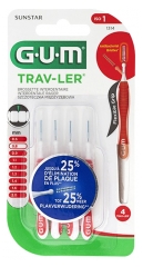 GUM Trav-ler 4 Interdental Brushes