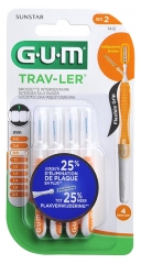 GUM Trav-ler 4 Interdental Brushes