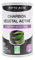 Phyto-Actif Carbone Vegetale Attivato Comfort Intestinale Organico 100 g