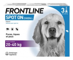 Frontline Spot-On Dog L (20-40 kg) 3 Pipety