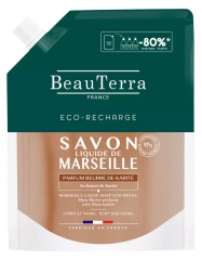 BeauTerra Jab&oacute;n L&iacute;quido de Marsella Manteca de Karit&eacute; Eco-Relleno 900 ml