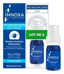 Laboratoire Innoxa Moisturizing Eye Drops for Tired Red Eyes Set of 2 x 10 ml