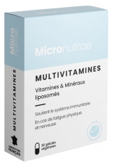 Micronutrae Multivitaminer 30 Vegetabiliska Kapslar