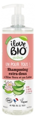 Șampon I Love Bio Extra-Delicat Aloe Vera și Lotus Bio 500 ml