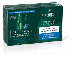 Triphasic Reactional Traitement 2en1 Antichute & Pousse 12 Ampoules