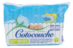 Cotocouche Pañales de Algodón Edad 1 30 Pañales