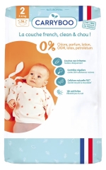 Carryboo Öko-Musterwindeln 56 Windeln Größe 2 (3-6 kg)