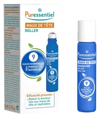 Puressentiel Headache Roller with 9 Essential Oils 5ml