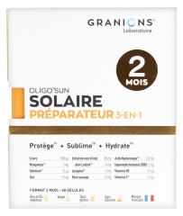 Granions Oligo'Sun Solaire Préparateur 3en1 60 Gélules