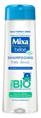 Mixa Bébé Hypoallergenes, Sehr Mildes Shampoo mit Bio Aloe Vera 300 ml