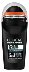 L'Oréal Paris Men Expert Carbon Protect Déodorant Anti-Transpirant 48H Bille XXL 5en1 50 ml