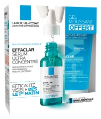 La Roche-Posay Effaclar Sérum Ultra Concentré 30 ml + Effaclar Gel Moussant Purifiant 50 ml Offert