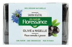 Floressance Jabón Vegetal de Oliva y Nigella 200 g