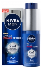 Nivea Hombres Power S&eacute;rum Visage 2en1 Anti-&Acirc;ge et Anti-T&acirc;ches SPF30 50 ml