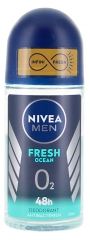 Deodorant Antibacterian Roll-On Nivea Men Fresh Ocean 48H 50 ml