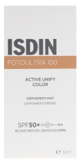 Isdin FotoUltra 100 Crème Solaire Visage Teintée Dépigmentante SPF50+ 50 ml