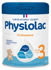 Physiolac Croissance 3 12 à 36 Mois 800 g