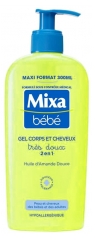 Mixa Baby 2-i-1 Krops- og H&aring;rgel 300 ml