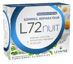 Laboratorio Lehning L72 Nuit Sommeil Réparateur 30 Cápsulas
