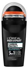 Men Expert Carbon Protect Déodorant Anti-Transpirant 48H Bille XXL 5en1 50 ml