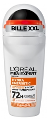 Desodorante Antitranspirante Extreme Sport Roll-on XXL 50 ml L'Or&eacute;al Paris Men Expert Hydra Energetic