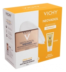 Vichy Neovadiol Pēcmenopauzes Dienas Remipidējo&scaron;ais Pretnostiepuma Krēms 50 ml + Meno 5 Bi-Sērums 5 ml Dāvanā