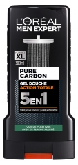 Men Expert Gel de Ducha Pure Carbon 5 en 1 300 ml