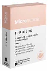 Micronutrae L-Philus 30 Vegetabiliska Kapslar