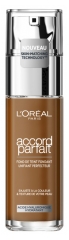 L'Oréal Paris Accord Parfait Fond de Teint 30 ml - Teinte : 8.N Cappuccino