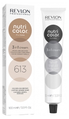 Revlon Professional Nutri Color Filters Soin Crème 3en1 Repigmentant Nutritif 100 ml - Coloration : 613 Châtain Cendré Doré