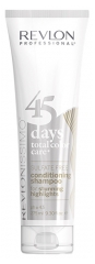 Șampon Revlon Professional 45 Days Revlonissimo pentru Păr Șuvițat, Blond și Alb 275 ml