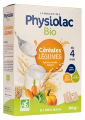 Physiolac Bio Dārzeņu Biezputra No 4 Mēne&scaron;iem 200 g