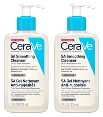 CeraVe SA Kuoriva Puhdistusgeeli Pakkaus 2 x 236 ml