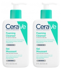CeraVe Skummande Reng&ouml;ringsgel 2-pack x 236 ml