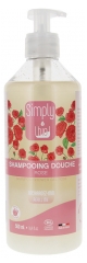 Simply Bio Rose Bio &scaron;ampūnas-du&scaron;o želė 500 ml