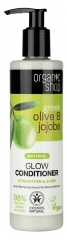Organic Shop Natūralus Stiprinamasis ir Blizgesį Suteikiantis Kondicionierius Alyvuogės ir Jojoba 280 ml
