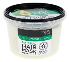 Organic Shop Natuurlijk Herstellend Haarmasker Avocado en Honing 250 ml