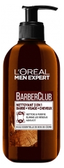 Men Expert Barber Club Limpiador 3 en 1 200 ml