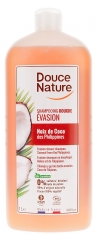 Douce Nature Champ&ocirc; e Gel de Banho Evas&atilde;o Coco Bio 1 L