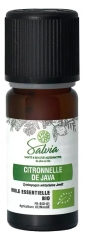 Salvia Nutrition Citroengras Etherische Olie Organisch 10 ml