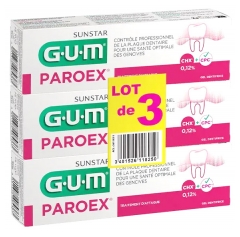 GUM Paroex Zahnpasta-Gel Pack 3 x 75 ml