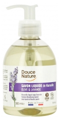 Douce Nature &Scaron;ķidrās Marseļas Ziepes Olīvas & Lavanda Bio 300 ml