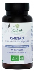 Salvia Nutrition Aceite Vegetal de Perilla Omega 3 Ecológico 60 Cápsulas