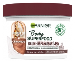 Garnier Superfood Corporal B&aacute;lsamo Reparador 48h 380 ml