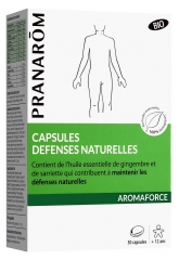 Pranar&ocirc;m Aromaforce Bio Kapsle Př&iacute;rodn&iacute; Obrana 30 kapsl&iacute;