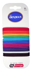 Denman 18 spalvoti elastiniai rai&scaron;teliai, 4 mm