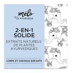 Melo Ayurveda Produs de Curățare Solid 2 &icirc;n 1 pentru Copii M&eacute;lo Ayurveda